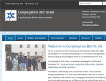 Tablet Screenshot of bethisraelmv.org